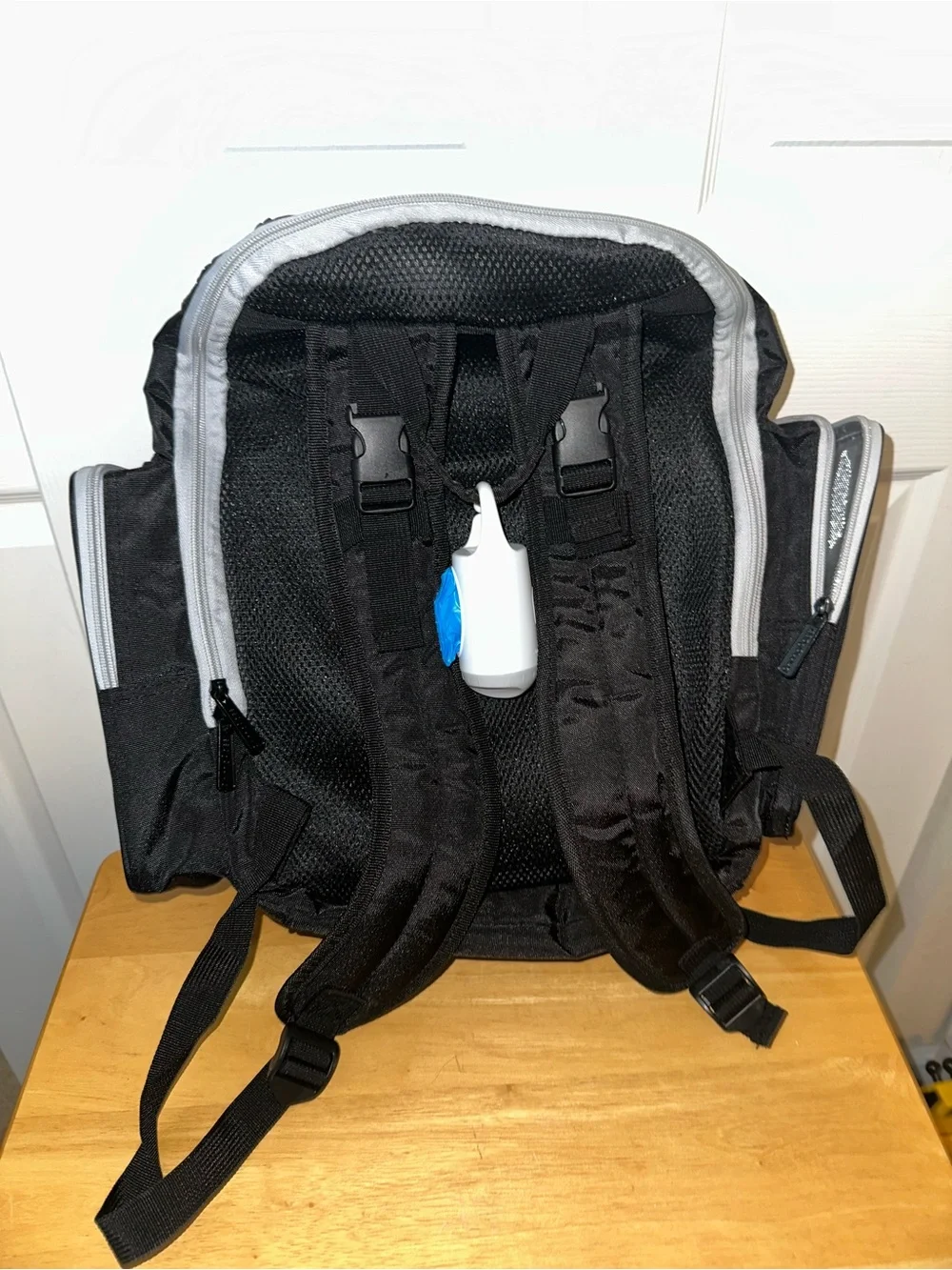 Black Diaper Travel Backpack